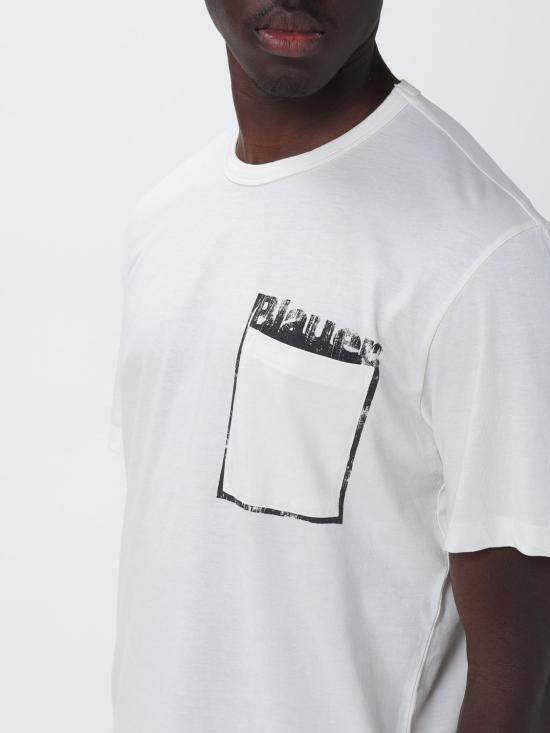 26SS 블라우어 반팔 티셔츠 BLUH02069007439 102 Ice - BLAUER