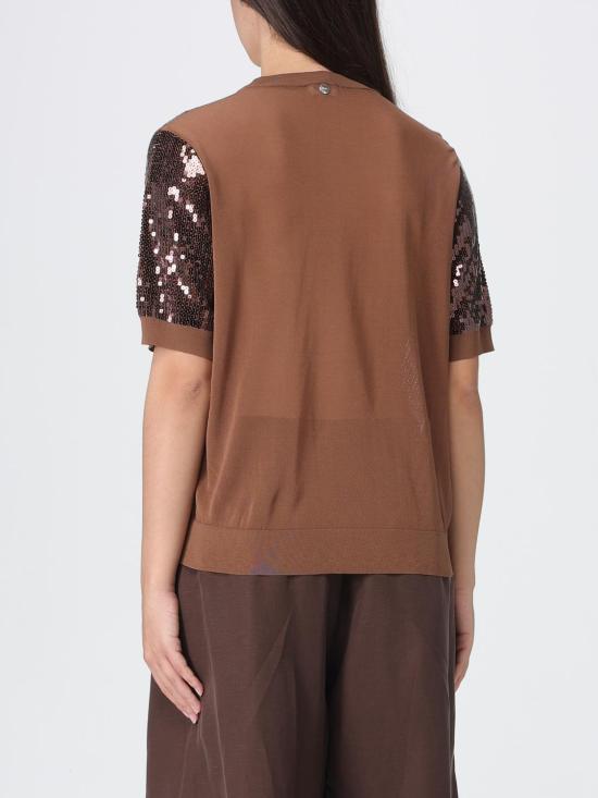 26SS 리우조 스웨터 WA6216MA68R L9052 Biscuit - LIU JO