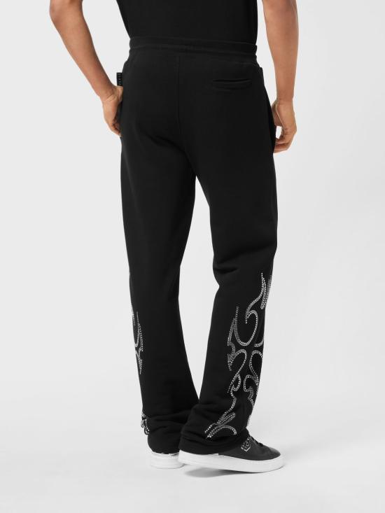26SS 필립 플레인 트레이닝/조거 팬츠 AAECMJT2712PTE003N 02 Black - PHILIPP PLEIN