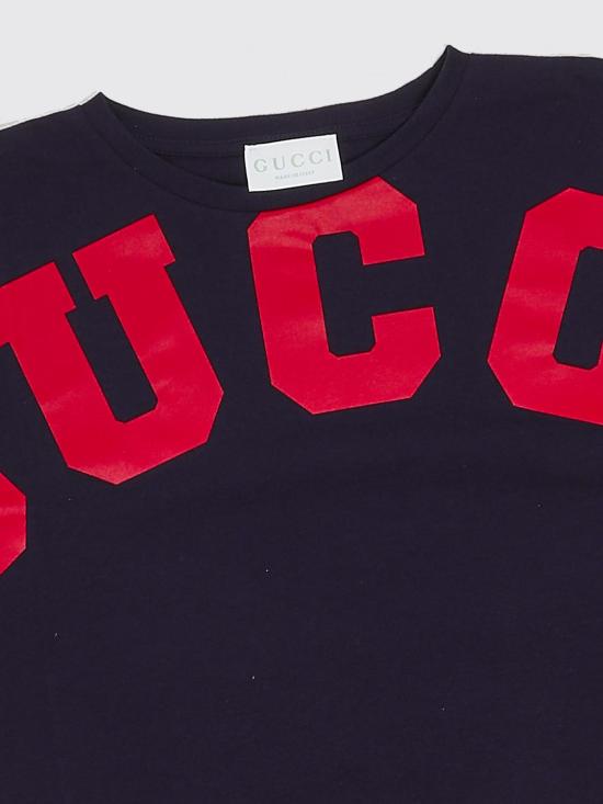 26SS [키즈] 구찌 티셔츠 855823XJHPQ 4585 Blue - GUCCI