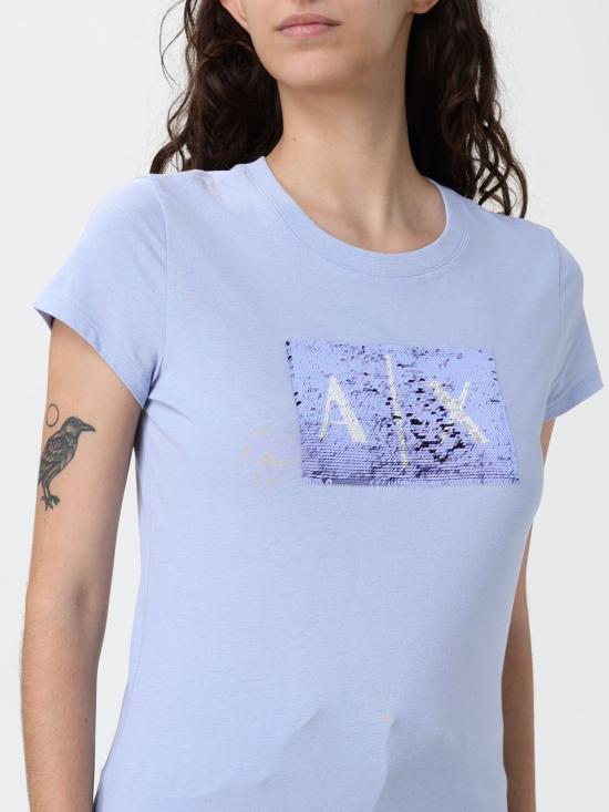 26SS 알마니 반팔 티셔츠 8NYTDLYJ73Z U9333 Sky Blue - ARMANI