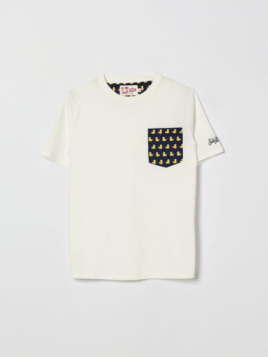 26SS [키즈] 세인트바쓰 티셔츠 KEA0001 03568L White