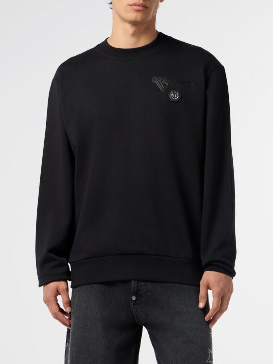 26SS 필립 플레인 긴팔 티셔츠 AAECMJO1430PTE180N 0202 Black
