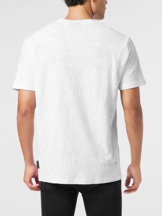 26SS 필립 플레인 반팔 티셔츠 AAECMTK8664PJY002N 01 White - PHILIPP PLEIN