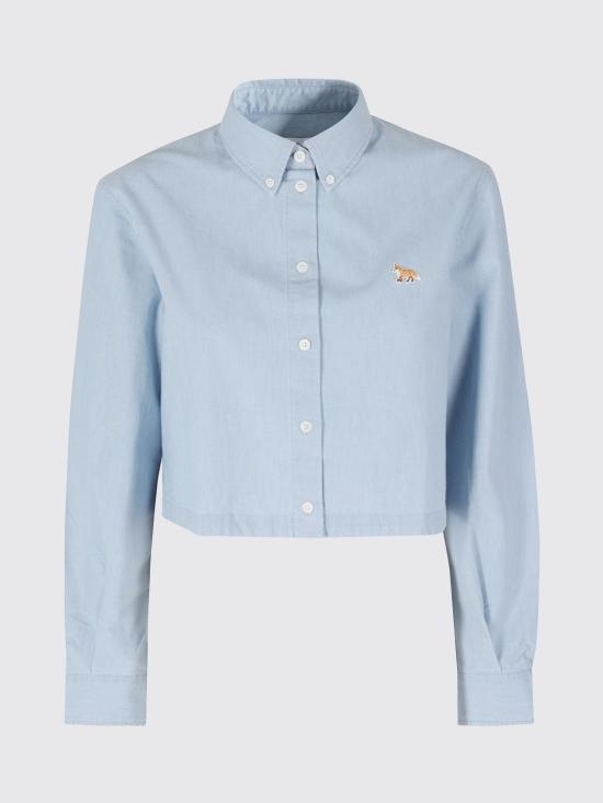 26SS 메종키츠네 셔츠 QW00402WC5006 434 Blue - MAISON KITSUNE