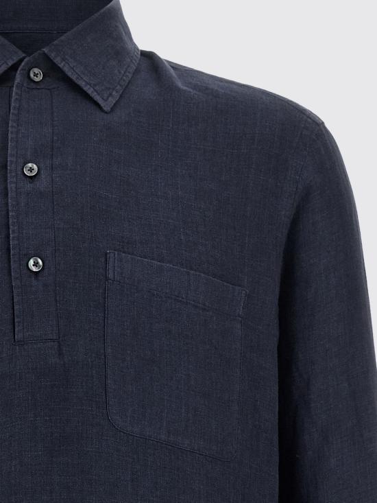 26SS 에르메네질도제냐 긴팔 셔츠 UHX51A3SRF13 402 Blue - ERMENEGILDO ZEGNA