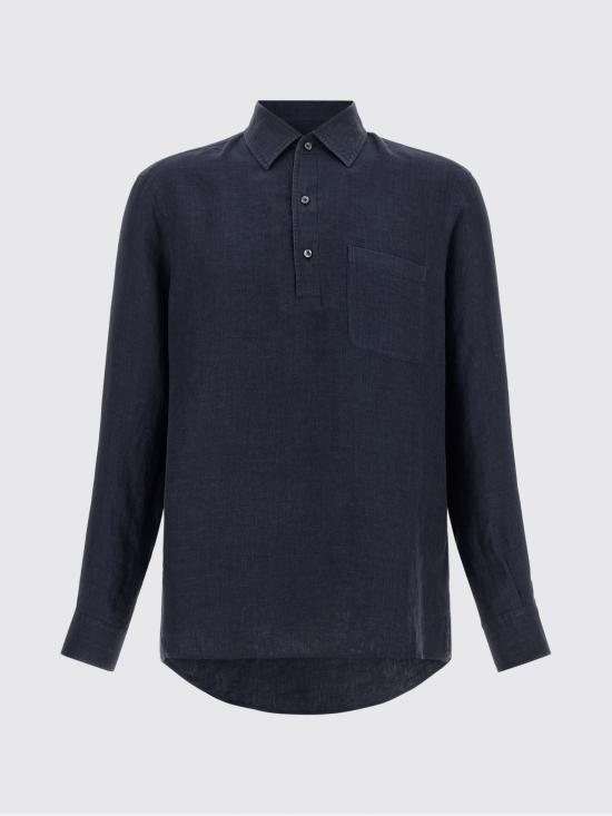 26SS 에르메네질도제냐 긴팔 셔츠 UHX51A3SRF13 402 Blue - ERMENEGILDO ZEGNA