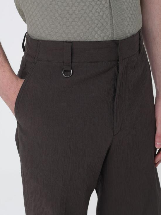 26SS 파올로페코라 스트레이트 팬츠 B0740189 2345 Brown - PAOLO PECORA