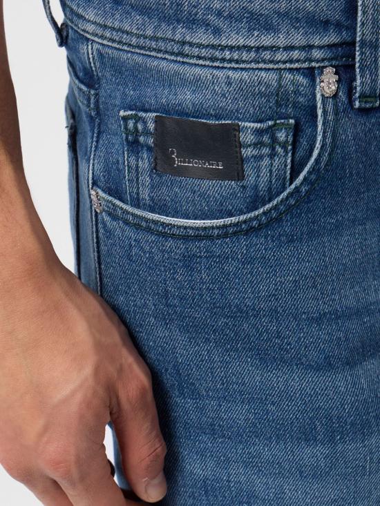26SS 빌리어네어 데님 팬츠 BAFCMDT4317BTE001N 08 Turquoise - BILLIONAIRE