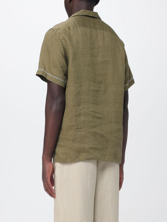 26SS 폴 스미스 반팔 셔츠 M2R695UEV22649 60 Green - PAUL SMITH