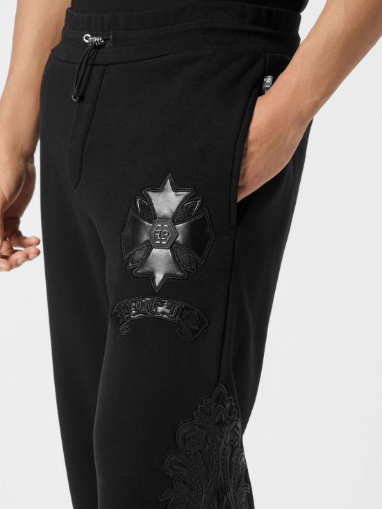 26SS 필립 플레인 스트레이트 팬츠 AAECMJT2697PJY002N 02 Black - PHILIPP PLEIN