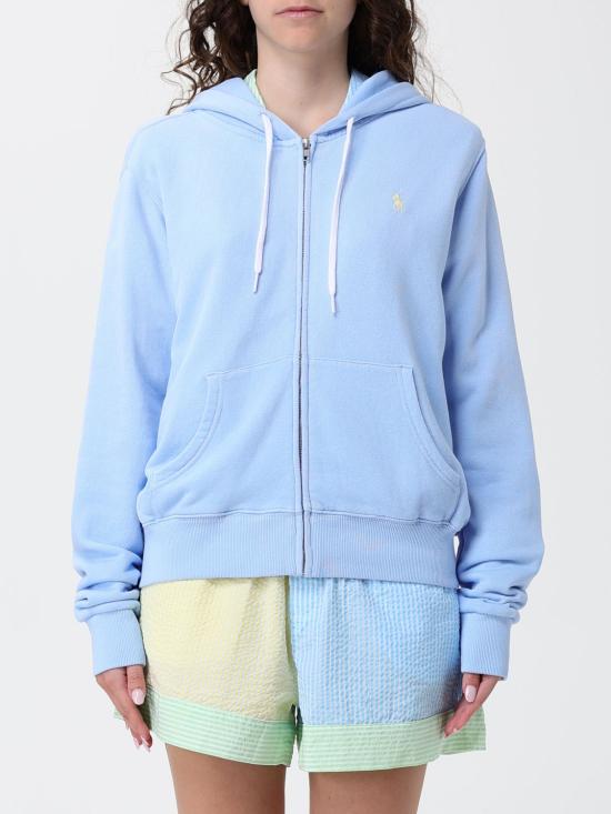 26SS 랄프 로렌 후드 티셔츠 211971693 503 Sky Blue