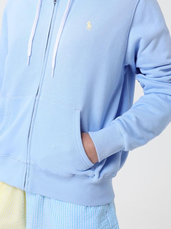 26SS 랄프 로렌 후드 티셔츠 211971693 503 Sky Blue - RALPH LAUREN
