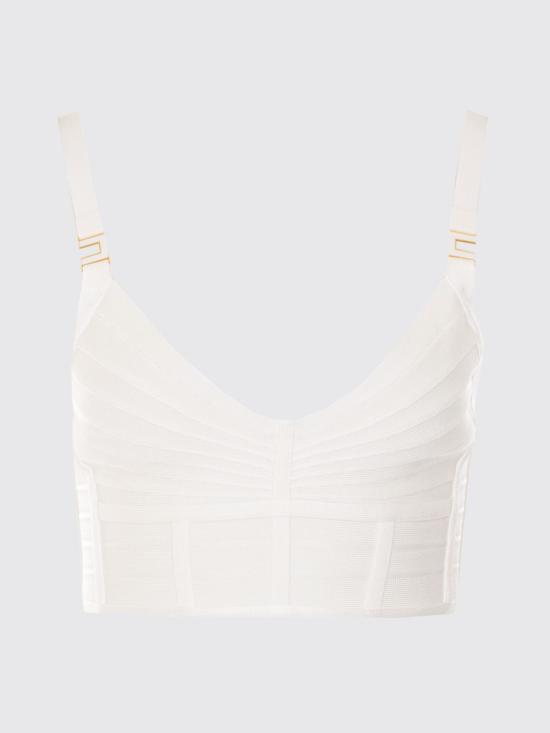 26SS 엘리자베타프랜치 긴팔 티셔츠 TK82D62E2 360 White - ELISABETTA FRANCHI