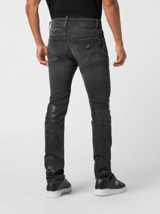 26SS 필립 플레인 데님 팬츠 AAECMDT4226PDE004N 02YS Black - PHILIPP PLEIN