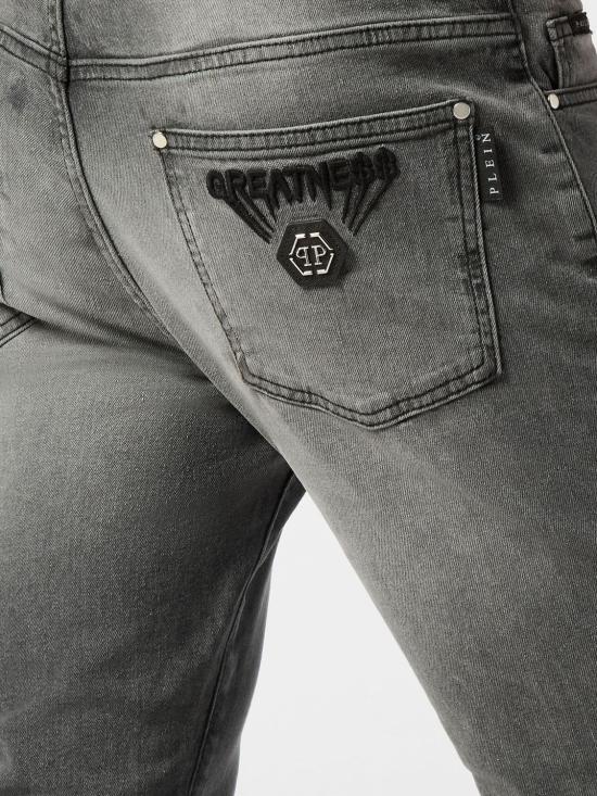 26SS 필립 플레인 데님 팬츠 AAECMDT4216PDE004N 10MT Grey - PHILIPP PLEIN
