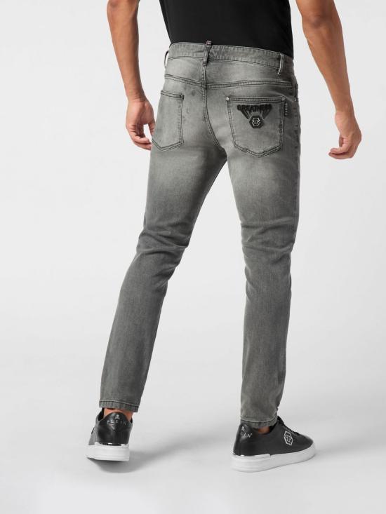 26SS 필립 플레인 데님 팬츠 AAECMDT4216PDE004N 10MT Grey - PHILIPP PLEIN