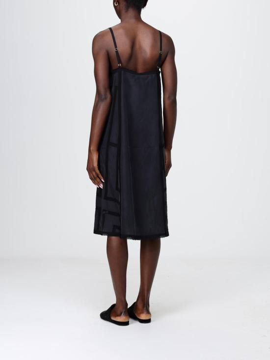 26SS 토템 미디 원피스 253WRD0266FB0491 263 Black - TOTEME