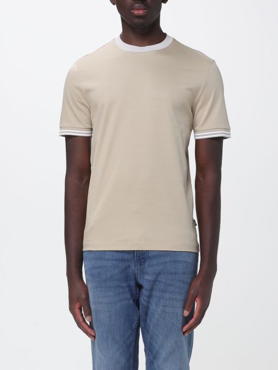 26SS 보스 반팔 티셔츠 50559667 286 Beige