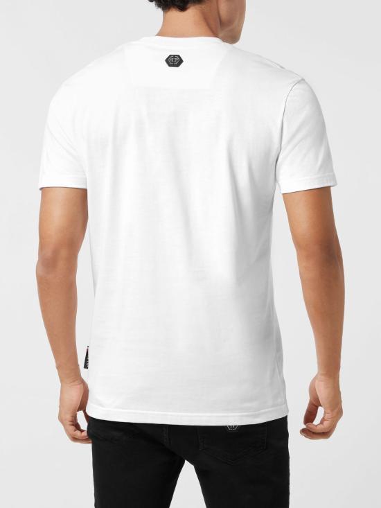 26SS 필립 플레인 반팔 티셔츠 AAECMTK8617PJY002N 01 White - PHILIPP PLEIN