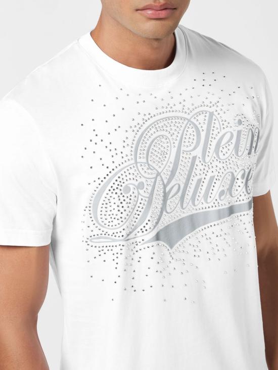 26SS 필립 플레인 반팔 티셔츠 AAECMTK8617PJY002N 01 White - PHILIPP PLEIN