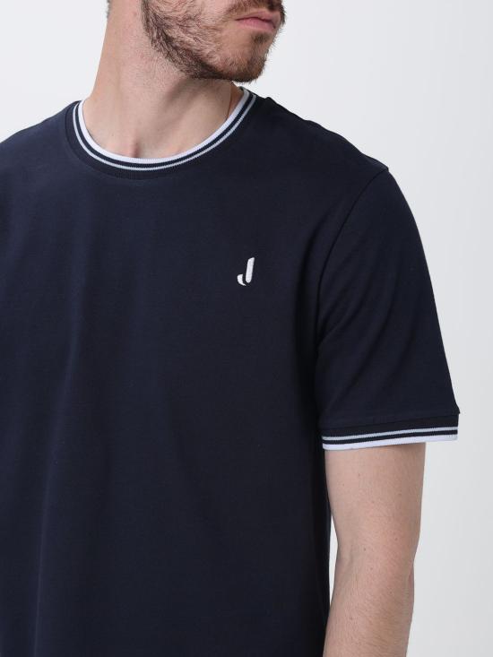 26SS 제커슨 반팔 티셔츠 TS003PIQU001 4002 Blue - JECKERSON