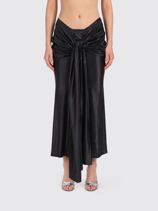 26SS 베누자 롱 스커트 SK001A BLK Black