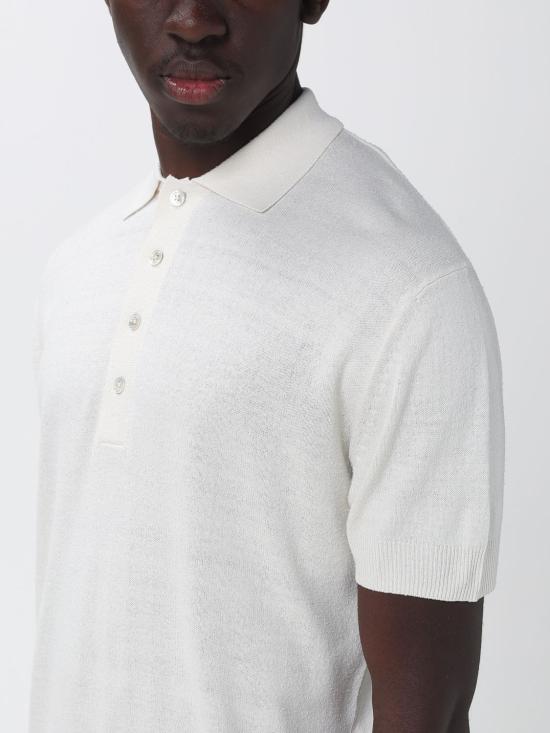 26SS Paolo Pecora 폴로 티셔츠 A022F600 1102 Yellow Cream - OTHER BRANDS