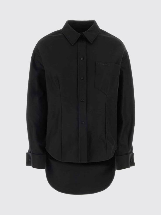 26SS 발렌시아가 셔츠 872318TUP18 1000 Black - BALENCIAGA
