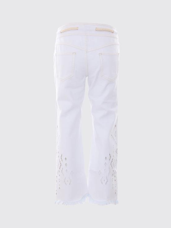 26SS 이자벨마랑 ALISON 킥 플레어 데님 팬츠 ALISON 킥 플레어 데님 팬츠 PA0694FAD2H01I 20WH White - ISABEL MARANT