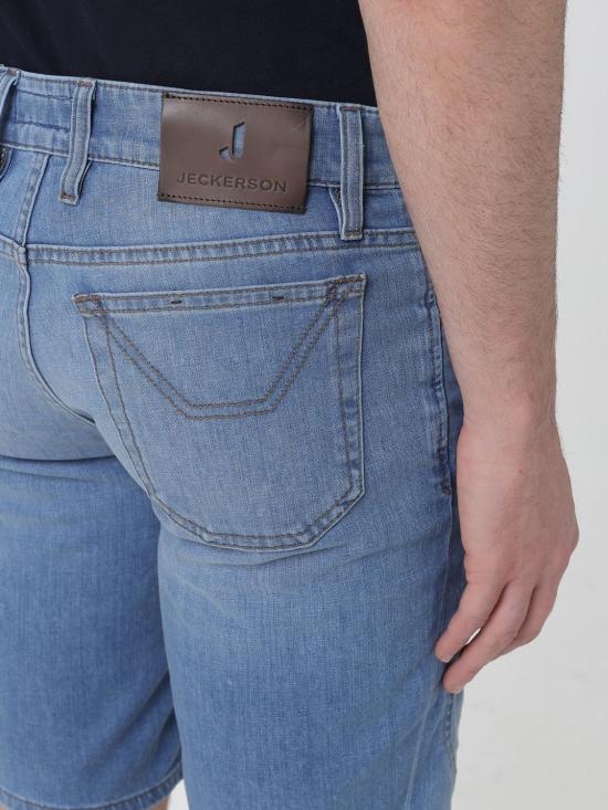 26SS 제커슨 데님 숏팬츠 BE001DENI047 D144 Stone Washed - JECKERSON