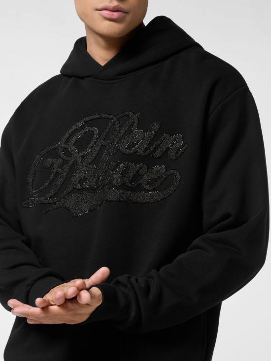 26SS 필립 플레인 후드 티셔츠 AAECMJB3870PTE003N 0202 Black - PHILIPP PLEIN