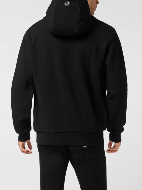 26SS 필립 플레인 후드 티셔츠 AAECMJB3870PTE003N 0202 Black - PHILIPP PLEIN