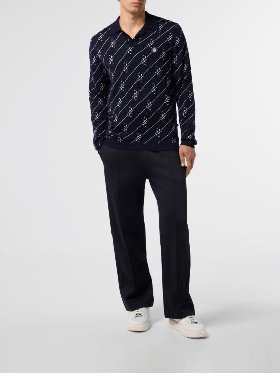26SS 빌리어네어 폴로 티셔츠 BAFCMKK0315BTE025N 24 Navy - BILLIONAIRE