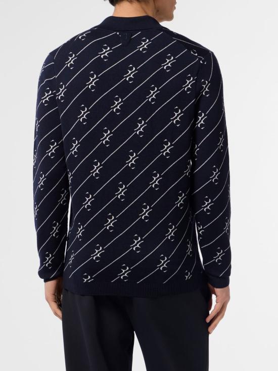 26SS 빌리어네어 폴로 티셔츠 BAFCMKK0315BTE025N 24 Navy - BILLIONAIRE