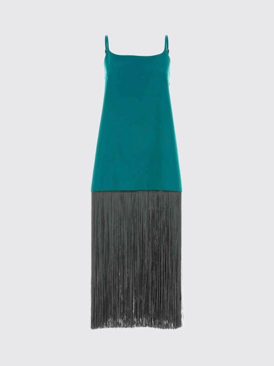 26SS 알라이아 롱 원피스 AA9R3082T611C 638 Emerald - ALAIA