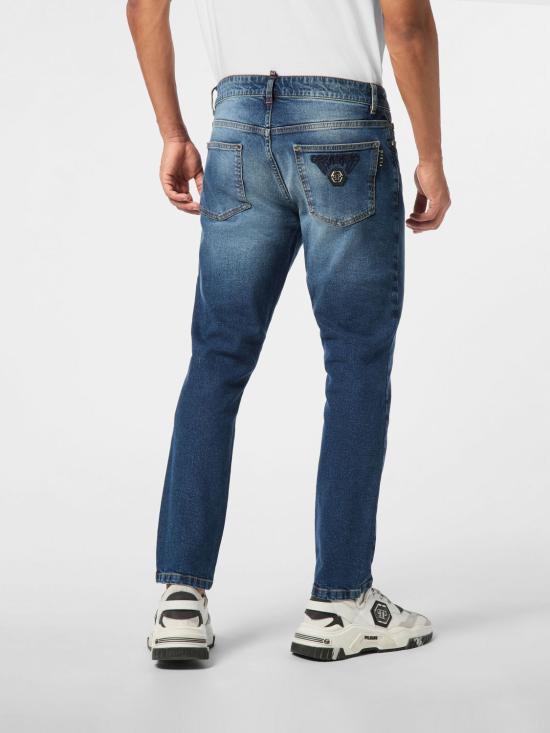 26SS 필립 플레인 데님 팬츠 AAECMDT4216PDE004N 24BR Denim - PHILIPP PLEIN