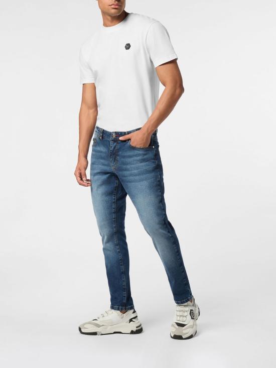 26SS 필립 플레인 데님 팬츠 AAECMDT4216PDE004N 24BR Denim - PHILIPP PLEIN