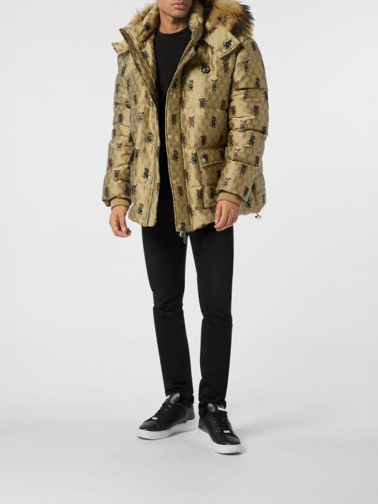 26SS 필립 플레인 패딩 AAECMRB2937PCO029F 06 Beige - PHILIPP PLEIN