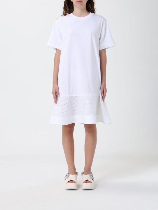 26SS 몽클레어 미디 원피스 L10938I0001489AUO 001 White