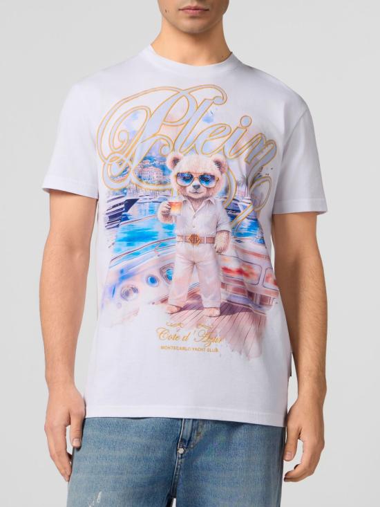 26SS 필립 플레인 반팔 티셔츠 SAFCMTK8834PJY002N 01 White