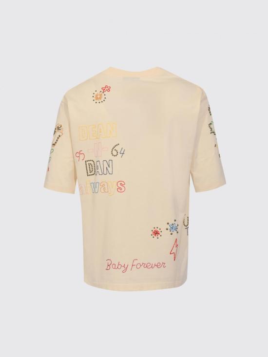 26SS 디스퀘어드2 반팔 티셔츠 S71GD1647D20020 103 Cream - DSQUARED2