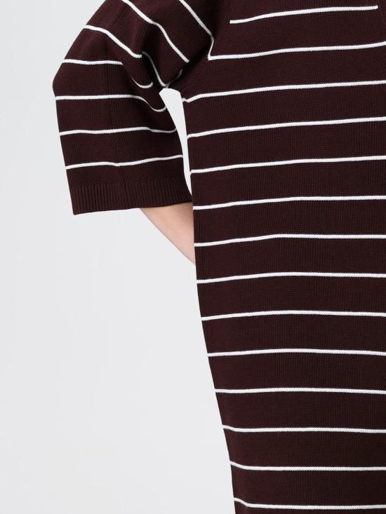26SS 엘리자베타프랜치 미디 원피스 AM42S62E2 E85 Brown - ELISABETTA FRANCHI