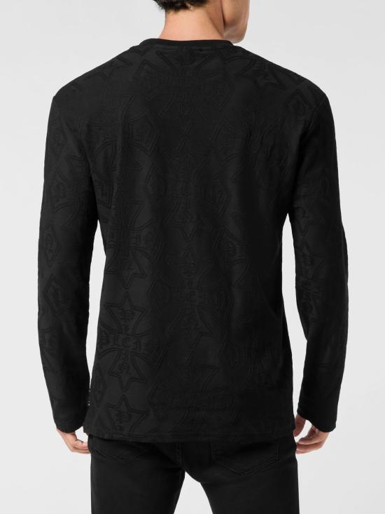 26SS 필립 플레인 긴팔 티셔츠 AAECMTK8666PJY002N 02 Black - PHILIPP PLEIN