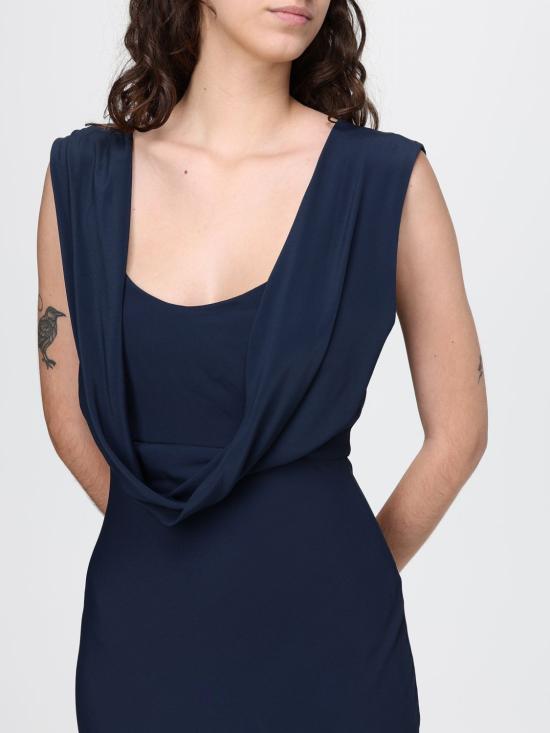 26SS 리비아나 콘티 롱 원피스 L6ST20 N03 0 Blue - LIVIANA CONTI