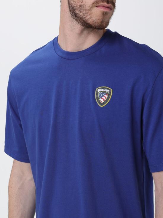 26SS 블라우어 반팔 티셔츠 26SBLUH02284007480 80D Royal Blue - BLAUER
