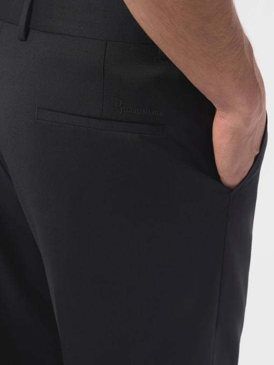 26SS 빌리어네어 스트레이트 팬츠 BAFCMRT1660BTE025N 02 Black - BILLIONAIRE