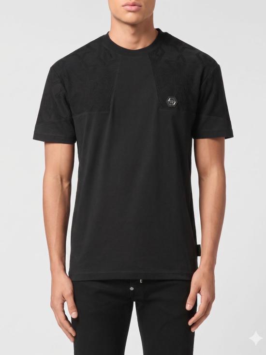 26SS 필립 플레인 반팔 티셔츠 AAECMTK8673PJY002N 02 Black