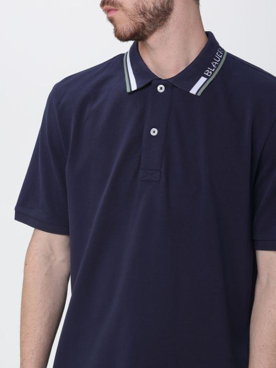 26SS 블라우어 폴로 티셔츠 BLUT02297006801 888 Blue - BLAUER