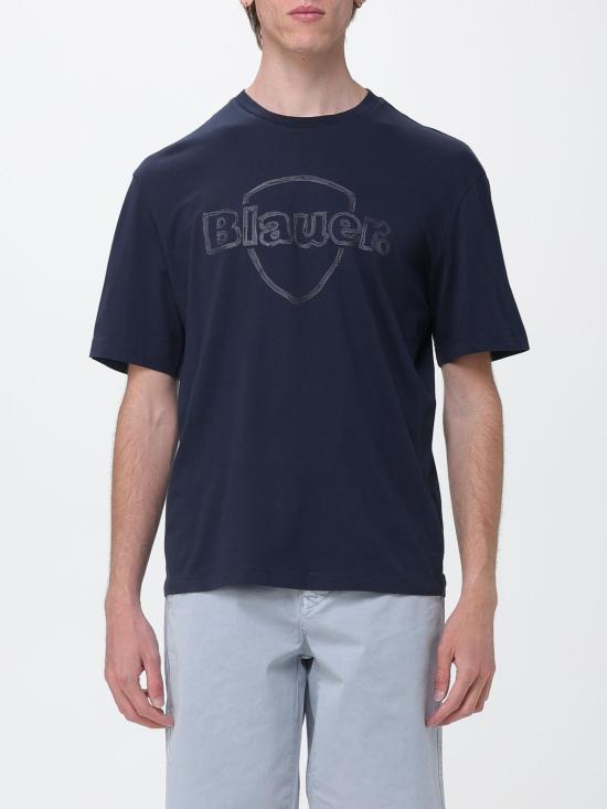 26SS 블라우어 반팔 티셔츠 BLUH02301007439 888 Blue